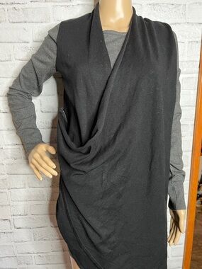 Rudsak wrap sweater tunic convertible zip